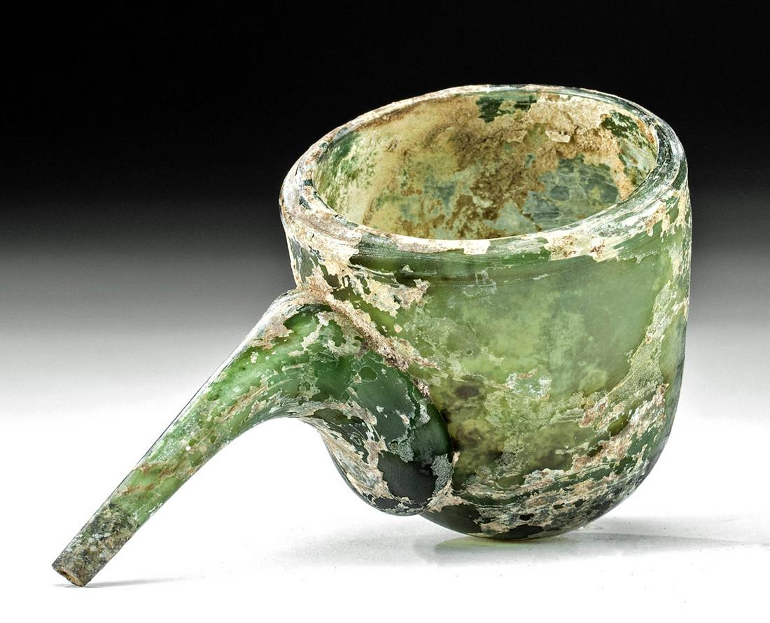 Roman Glass Bowl w/ Funnel Baby Feeder (1 of 6)