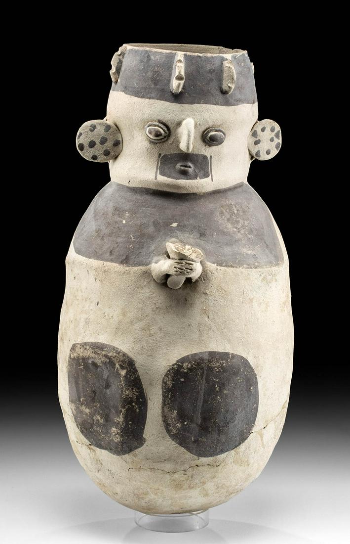 Fine Chancay Bichrome Figural Jar (1 of 4)