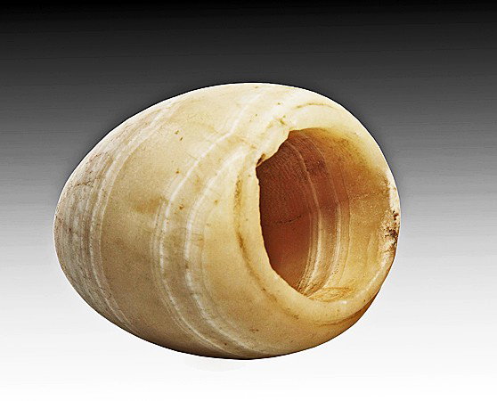 An Egyptian Alabaster Jar - 4
