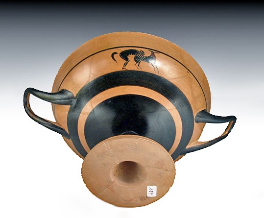 An Attic Cup with Erotic Scene, Oakeshott Painter - 5
