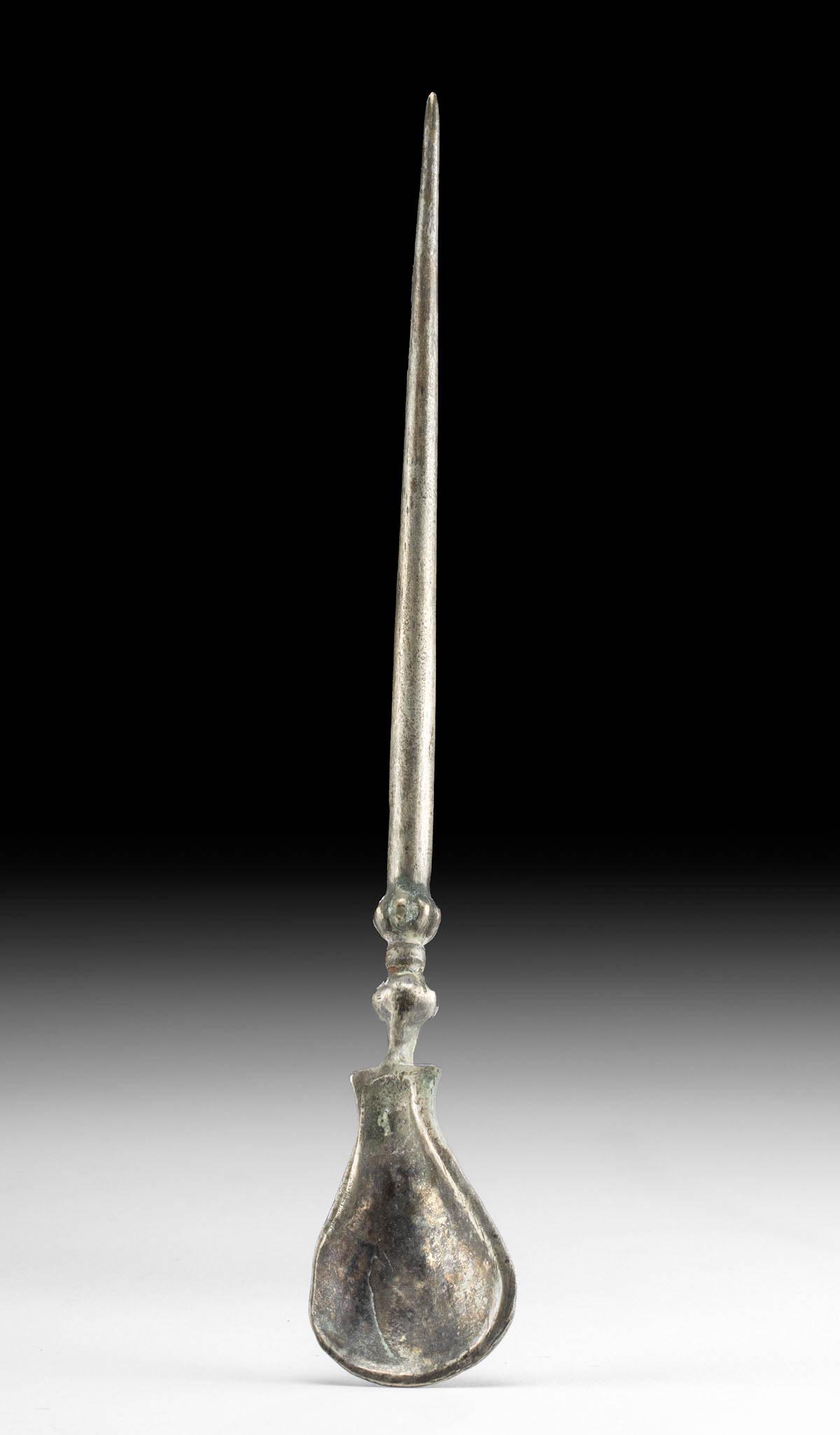 Roman Leaded Copper Cochlearium Spoon for Snails (1 of 3)