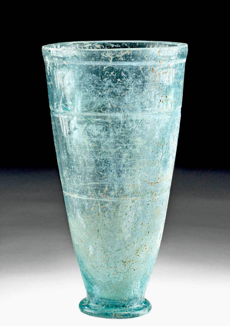 Roman / Frankish Wheel-Cut Glass Beaker (1 of 5)