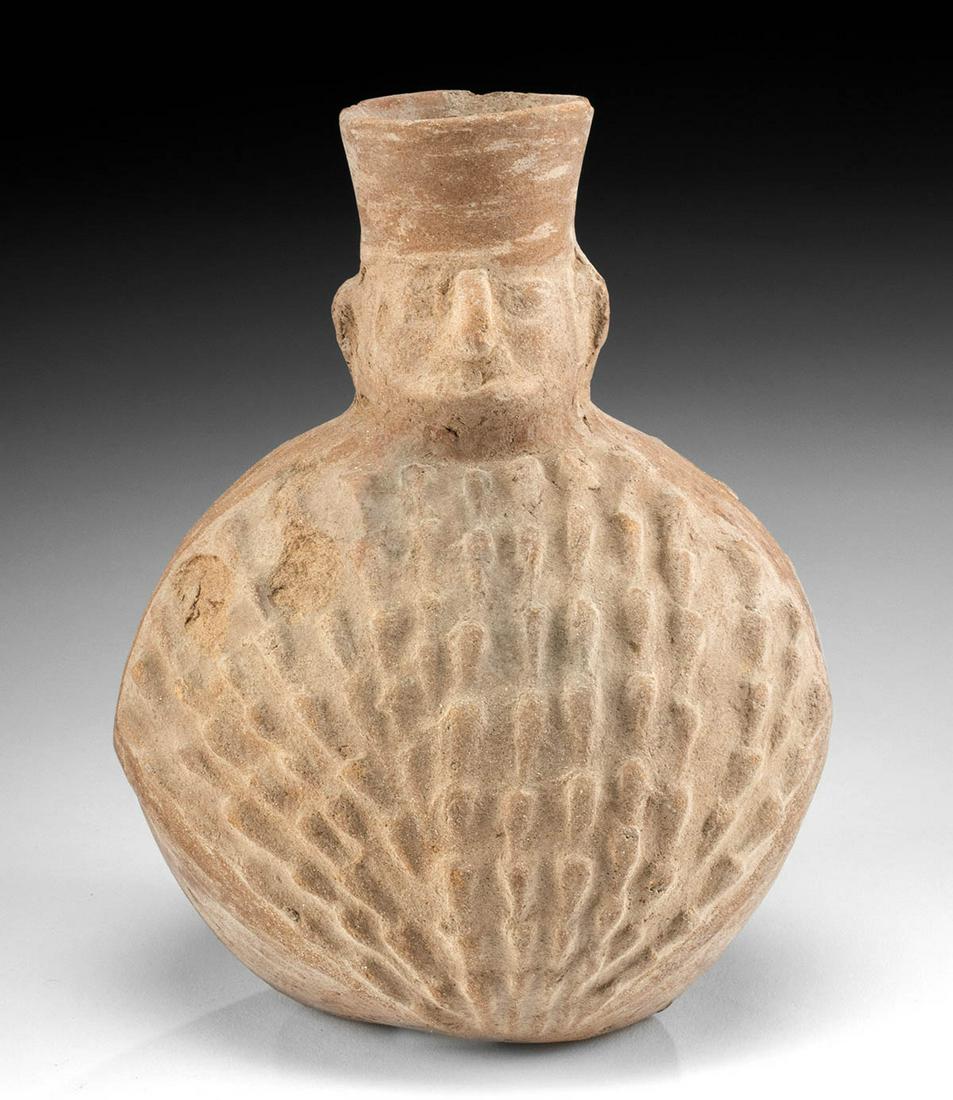 Moche Pottery Figural Cactus Jar (1 of 5)