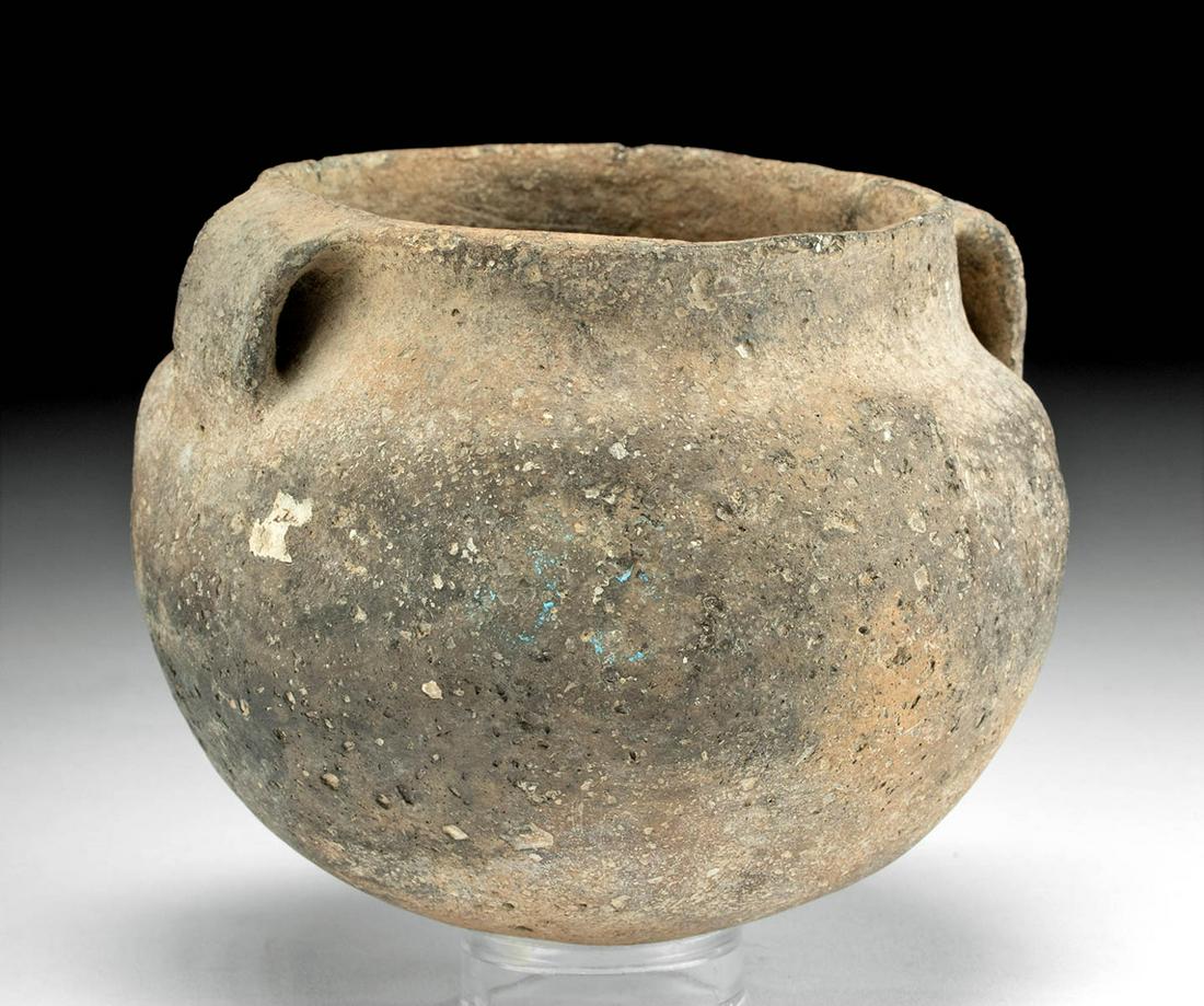 Native American Mississippian Grayware Clay Jar (1 of 4)
