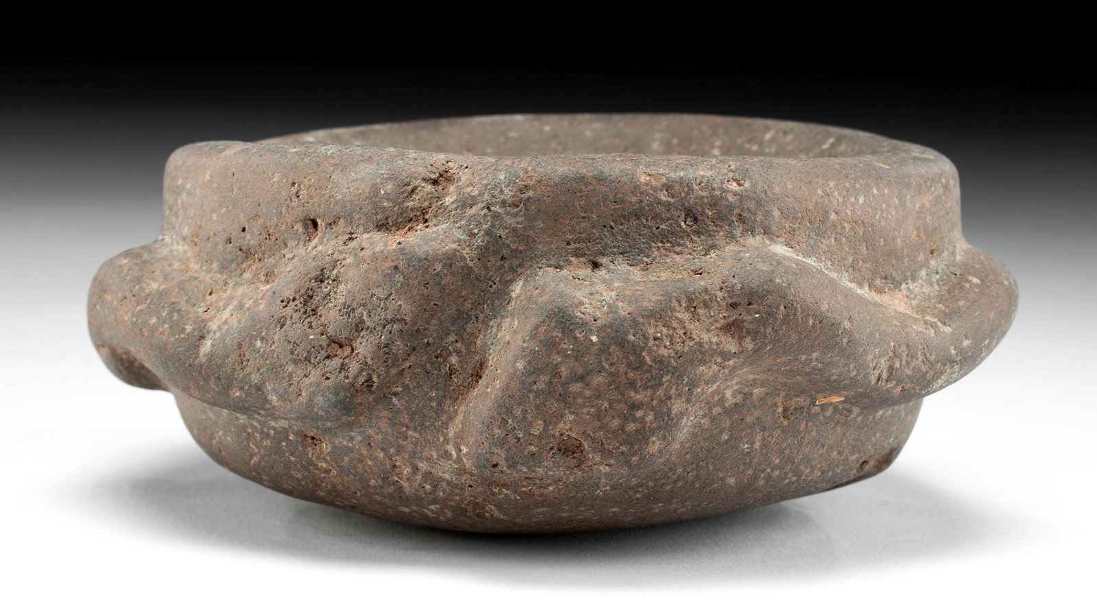 Inca Stone Ceremonial Vessel w/ Snakes (1 of 4)