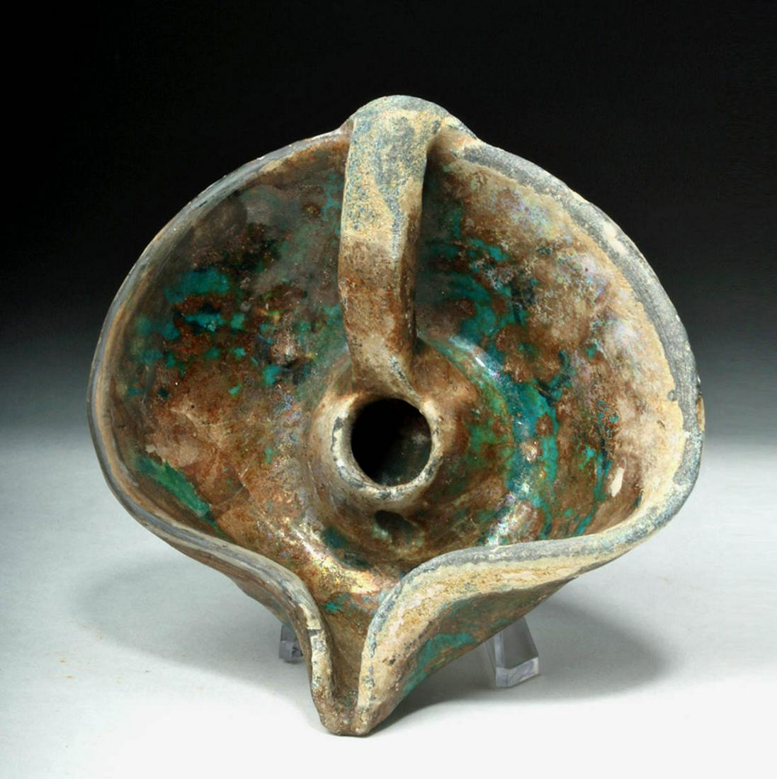 Islamic Green Glazed Ceramic Oil Lamp Barnebys