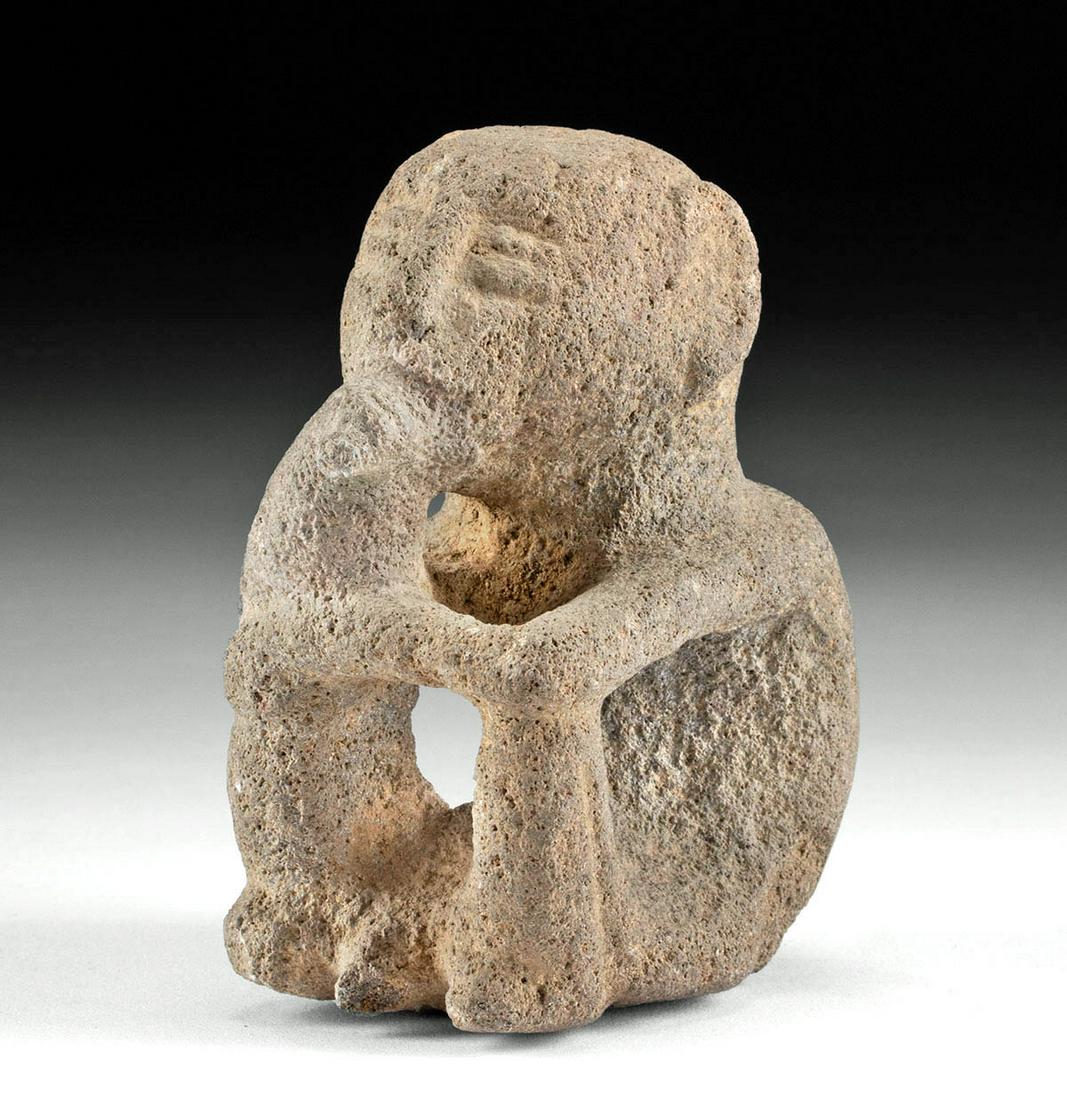 Costa Rican Stone Emaciated Anthropomorphic Figure (1 of 4)