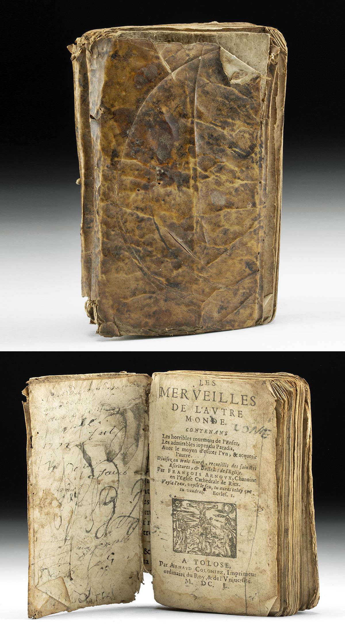 1650 French Les Merveilles de l'Autre Monde, F. Arnoulx (1 of 4)