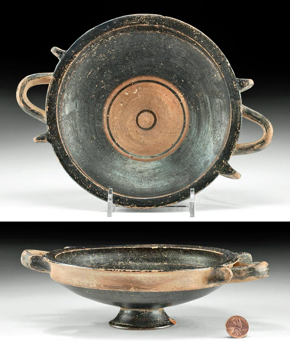 Greek Attic Bichrome Kylix w/ Target Motif (1 of 5)