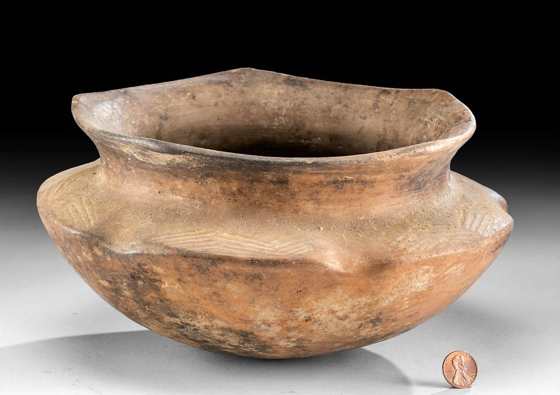 Pre-Columbian Nayarit Pottery Bowl Rare Form (1 of 4)