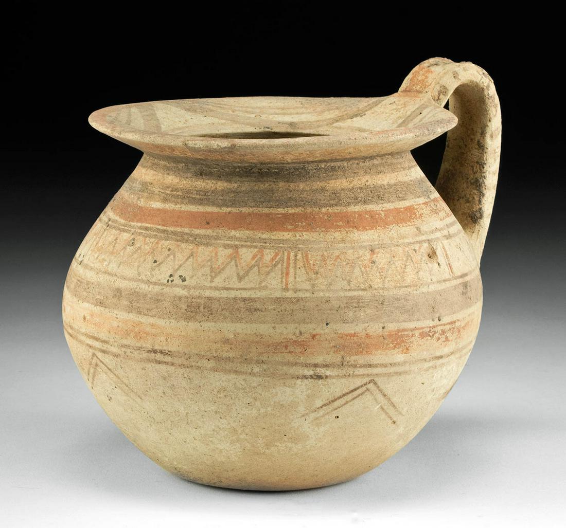Greek Daunian Polychrome Kyathos w/ Listati (1 of 4)