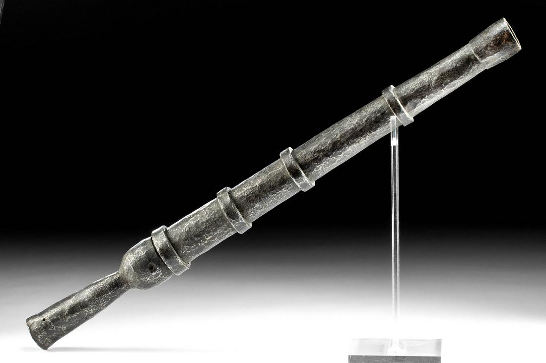 17th C. Chinese Ming Dynasty Iron Hand Cannon (1 of 3)