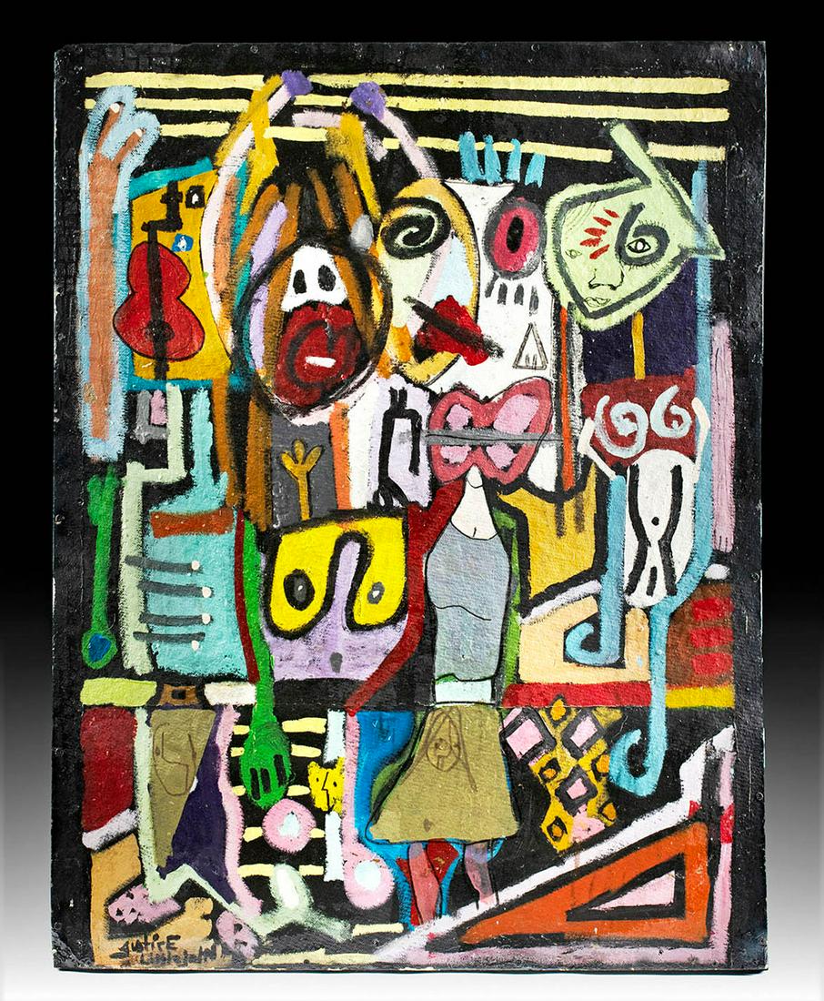 Justice Littlejohn Painting "A Bunch of Women" ca. 2004 (1 of 3)