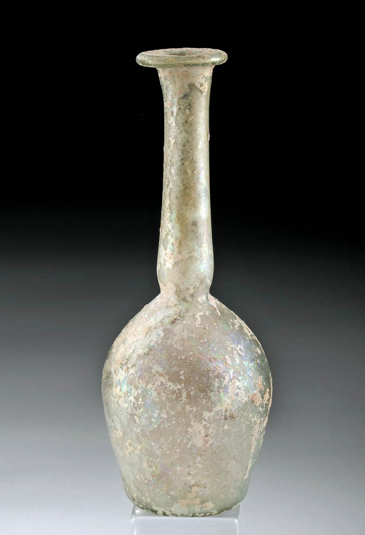Tall Roman Glass Bottle - Lovely Iridescence (1 of 6)