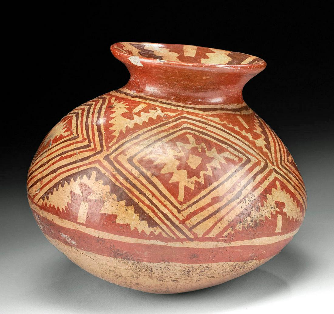 Chupicuaro Polychrome Jar Geometric Motif (1 of 4)