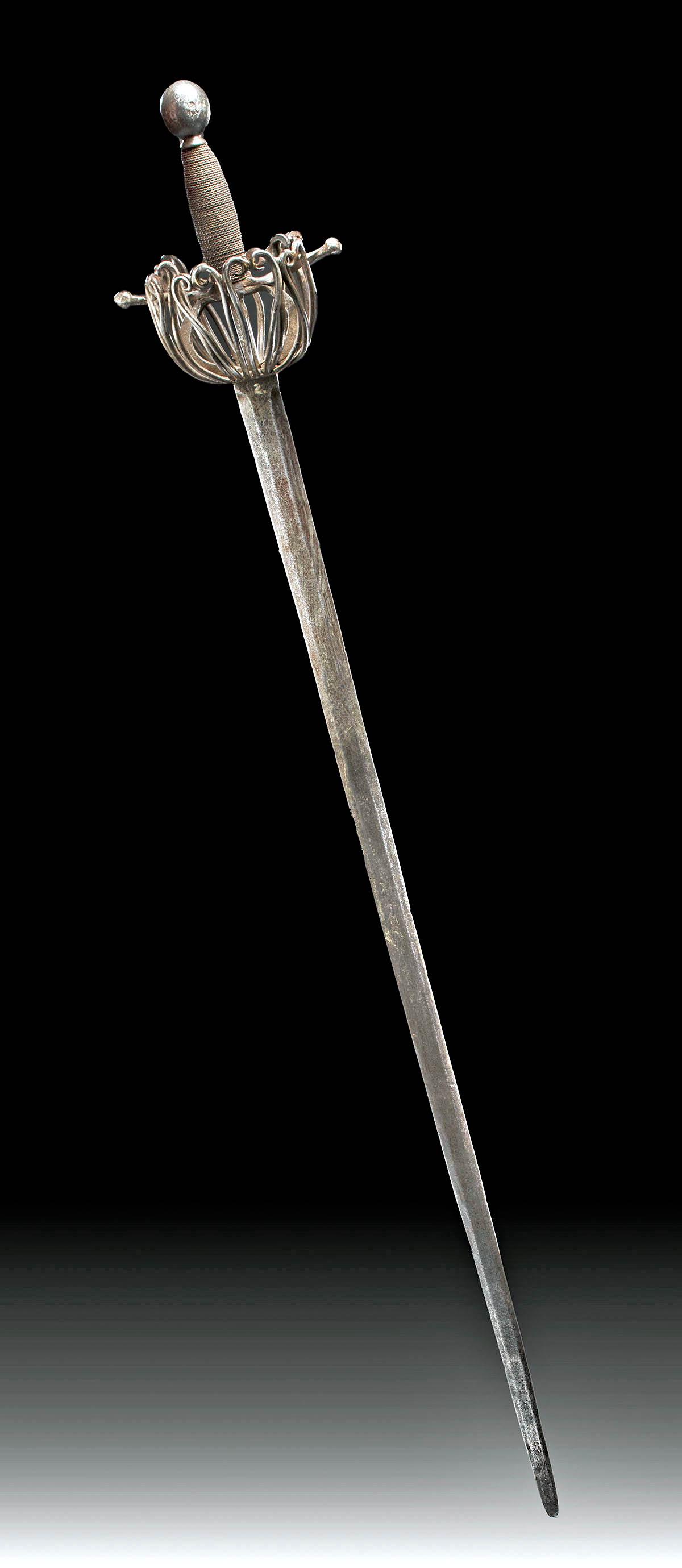 16th C. Spanish Colonial Steel /  Iron Broad Rapier (1 of 3)