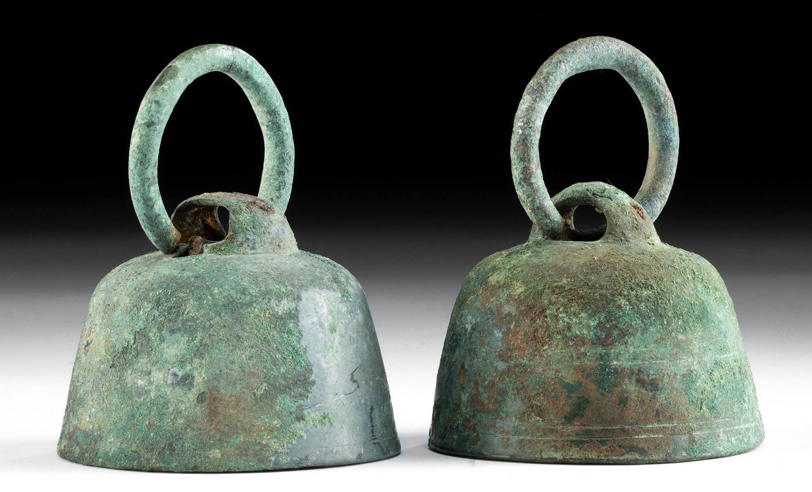 Roman Leaded Bronze Chariot Loops + Fittings (pr) (1 of 5)