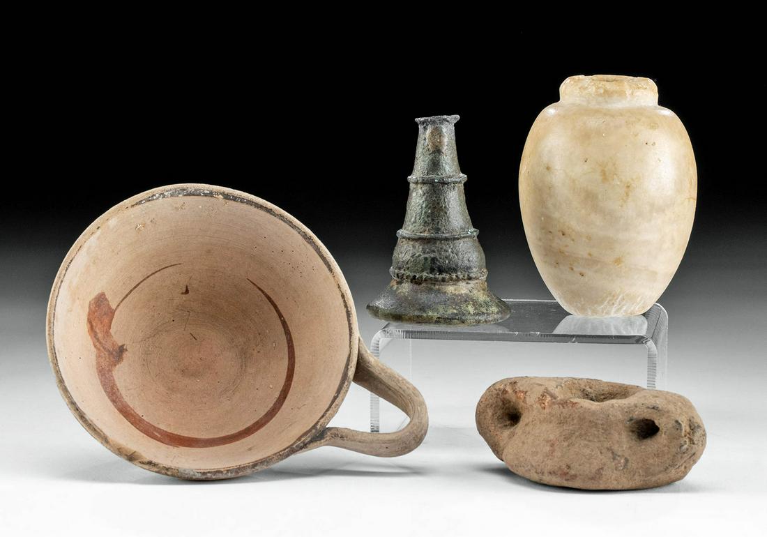 Mediterranean / Near East Pottery & Bronze Vessels (4) (1 of 3)