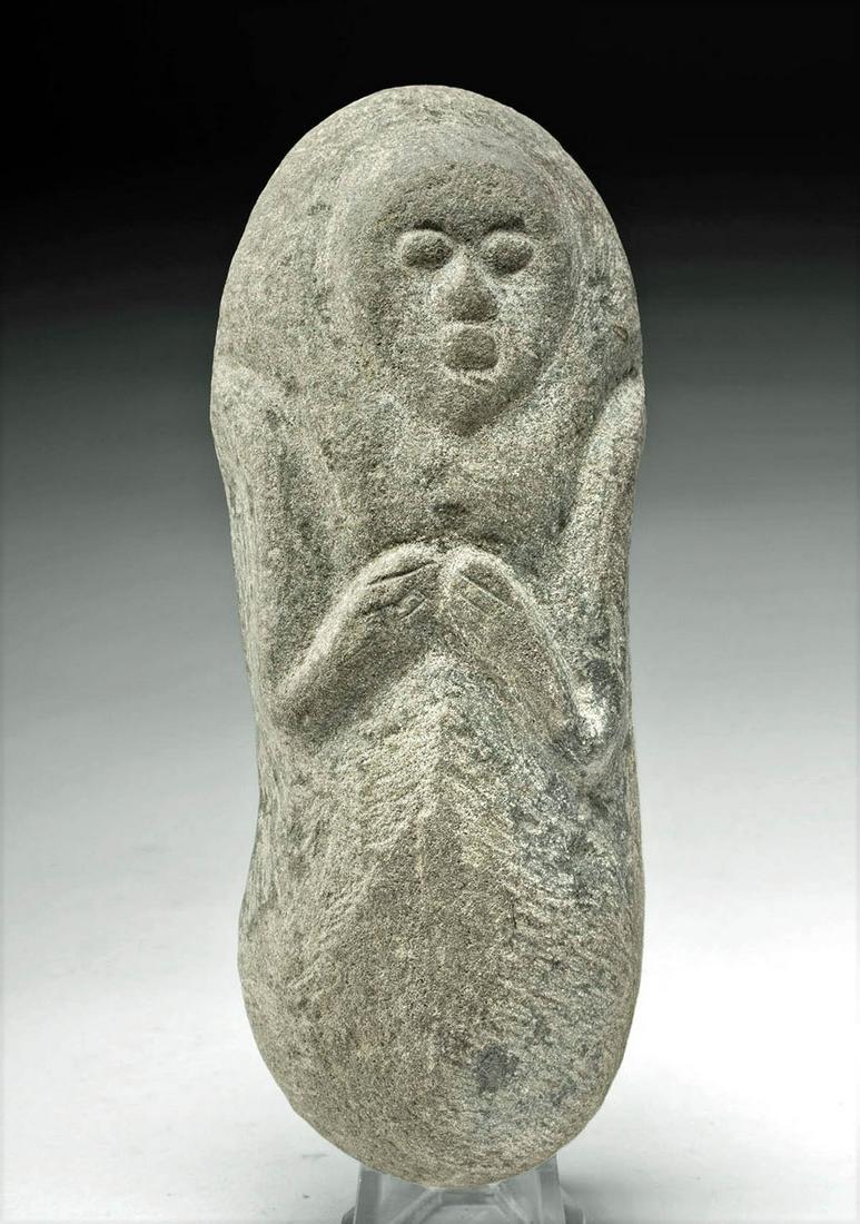 Fine Taino Carved Stone Zemi Figure (1 of 4)