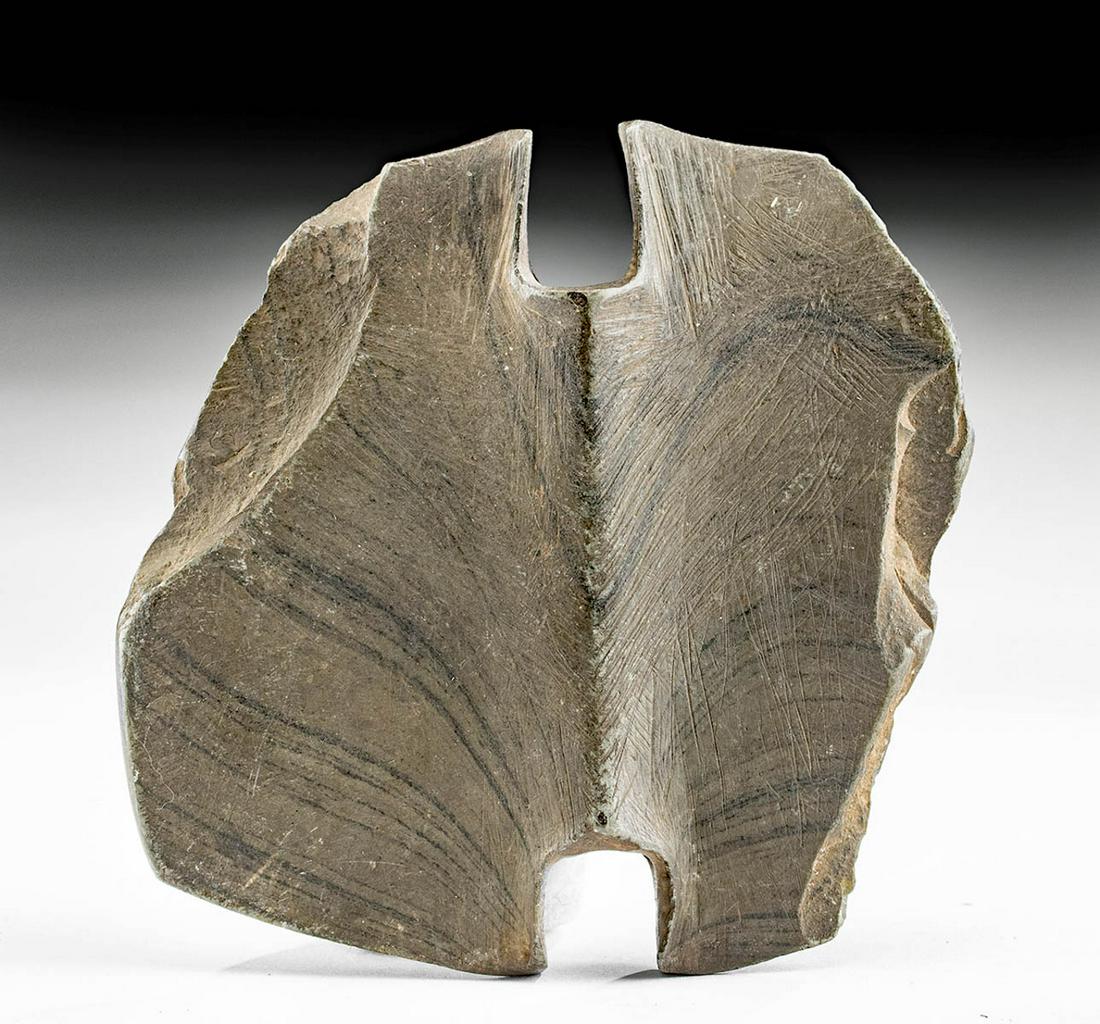 Archaic Eastern Woodland Slate Butterfly Bannerstone (1 of 5)