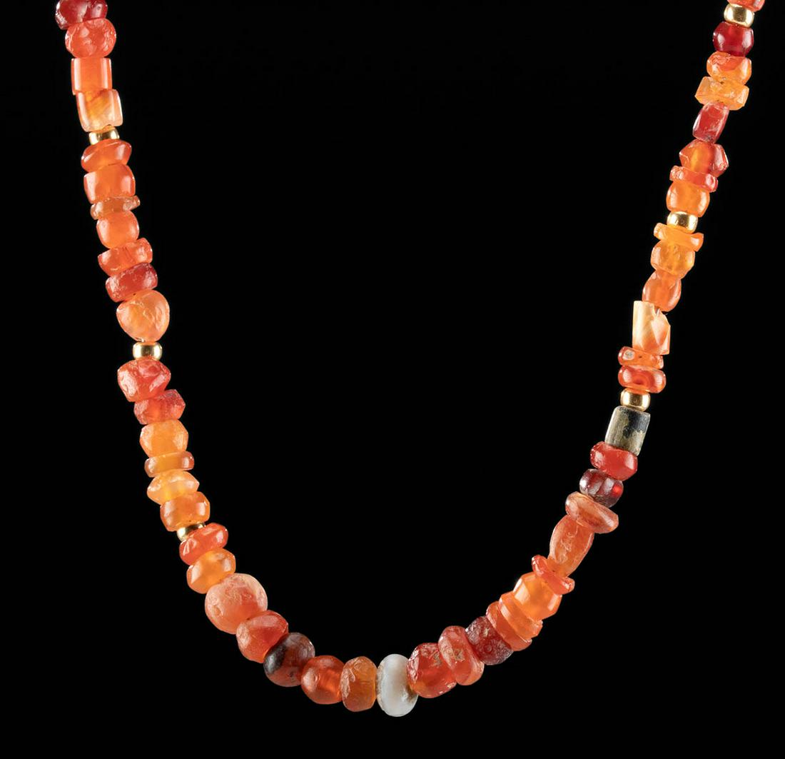 Roman Carnelian Bead Necklace (1 of 4)
