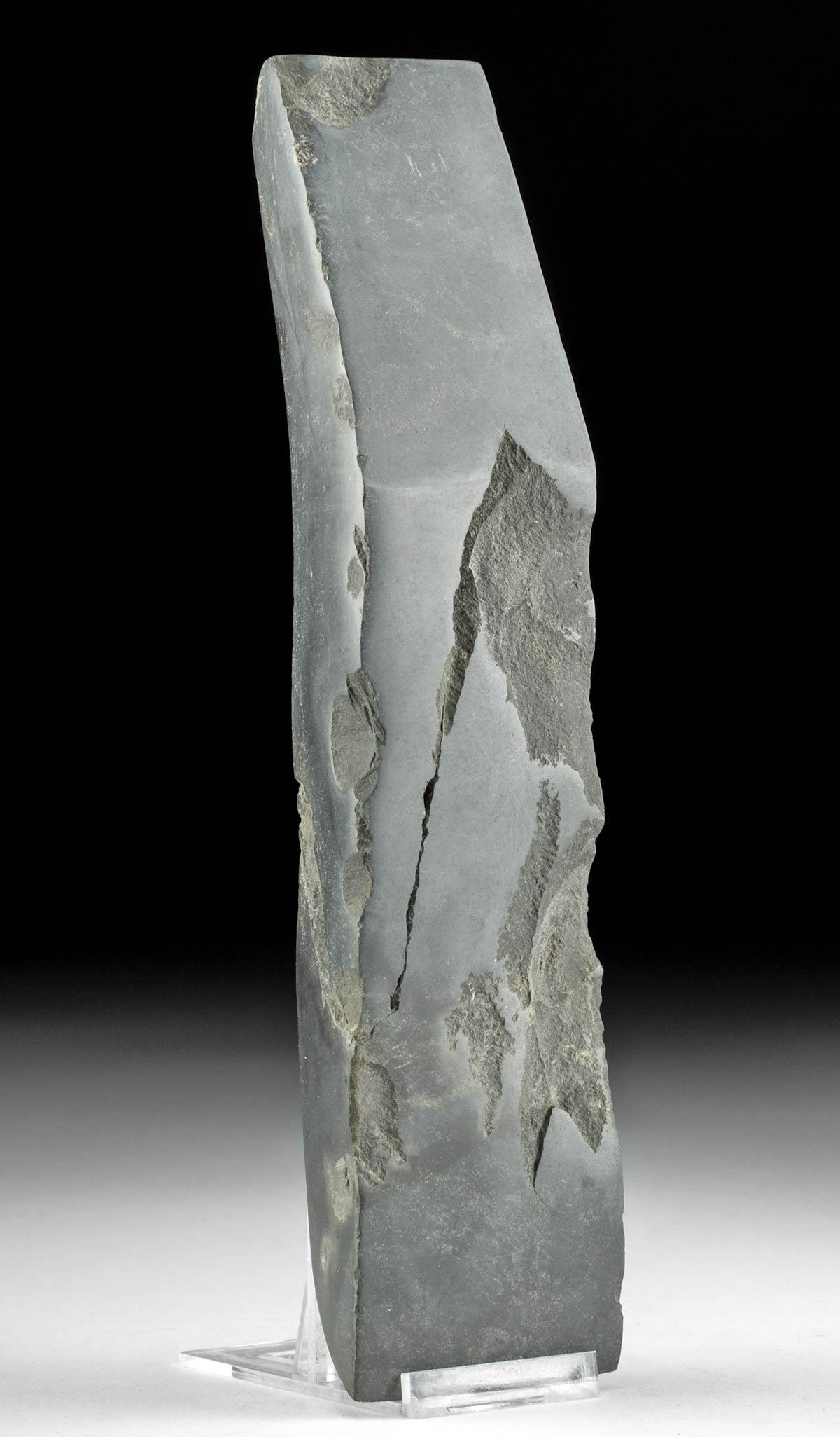 Superb 18th C. Hawaiian Pre-Contact Stone Adze Blade (1 of 3)