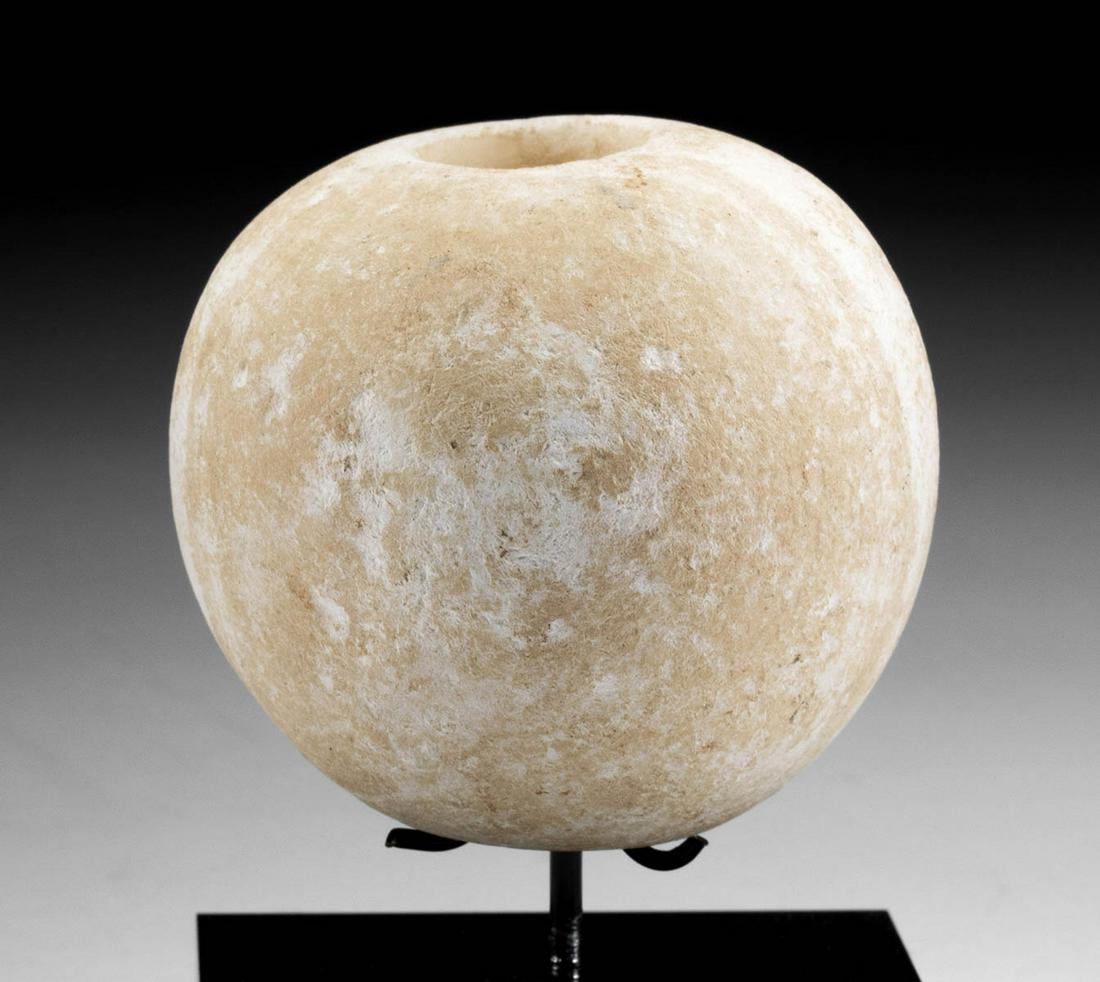 Egyptian Chalcolithic Banded Alabaster Mace Head (1 of 3)