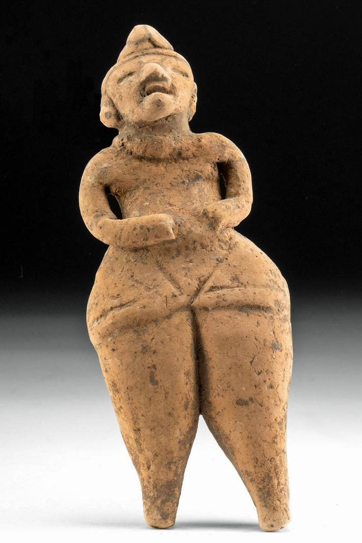 Pre-Classic Maya Pottery Female Figure, ex-Arte (1 of 3)