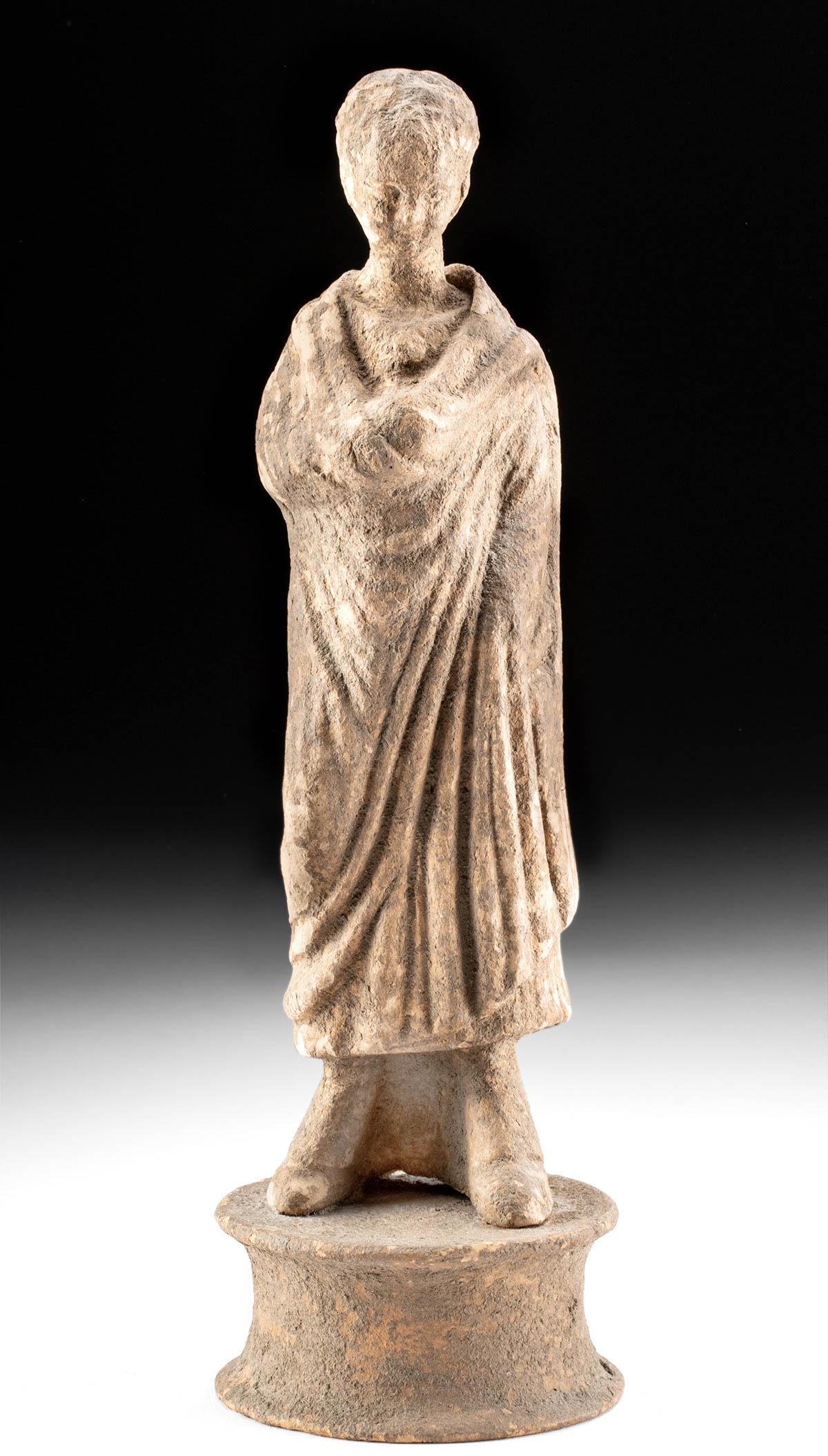 Greek Hellenistic Terracotta Figure of a Youthful Male (1 of 5)