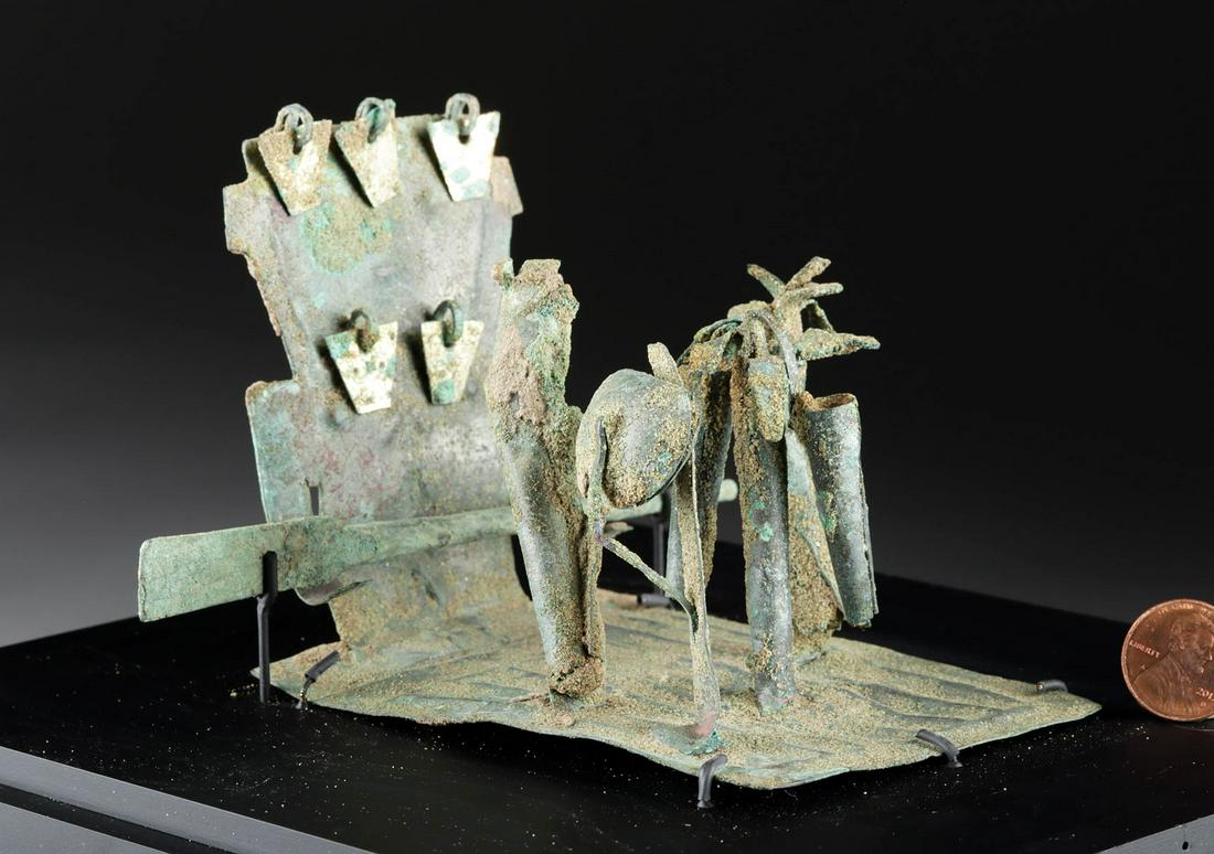 Viru-Mochica Copper Figural - King Rowing to Afterlife (1 of 5)