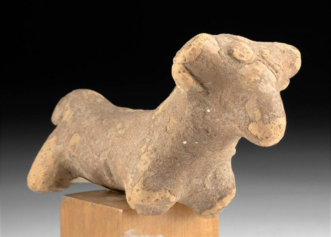 Syro Hittite Pottery Ram Figure, ex-Anthony Quinn: ** A portion of the proceeds from the sale of this artwork will be donated to the Anthony Quinn Foundation, whose mission is to advocate for the important role arts education plays in personal develop