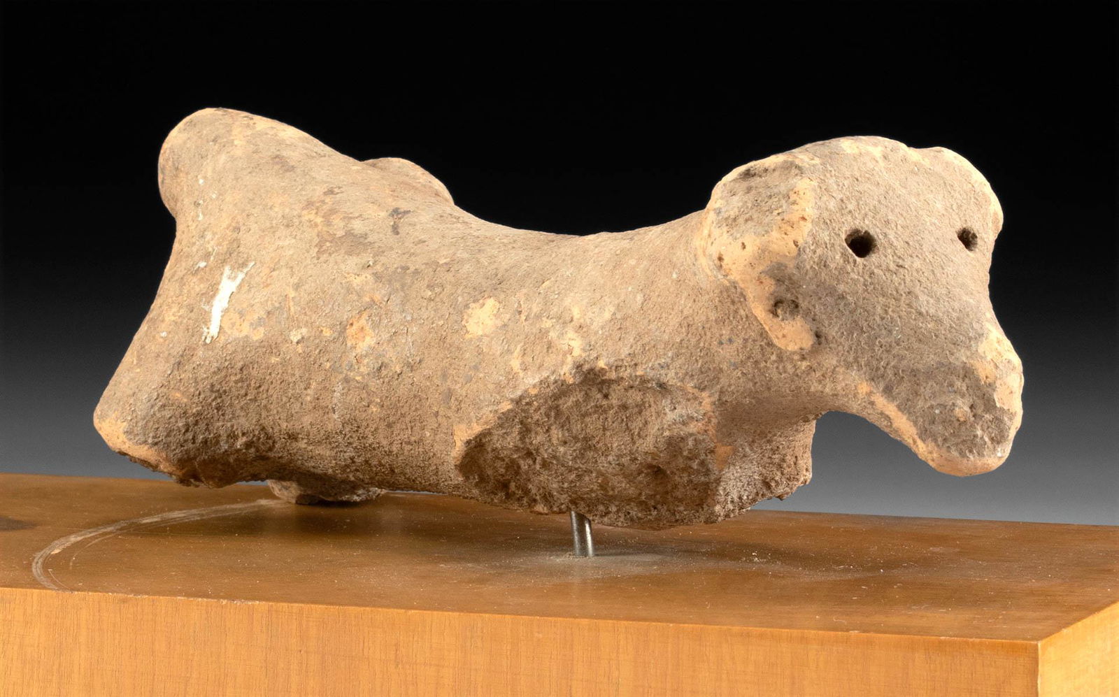 Syro-Hittite Pottery Bull Figure, ex-Anthony Quinn: ** A portion of the proceeds from the sale of this artwork will be donated to the Anthony Quinn Foundation, whose mission is to advocate for the important role arts education plays in personal develop