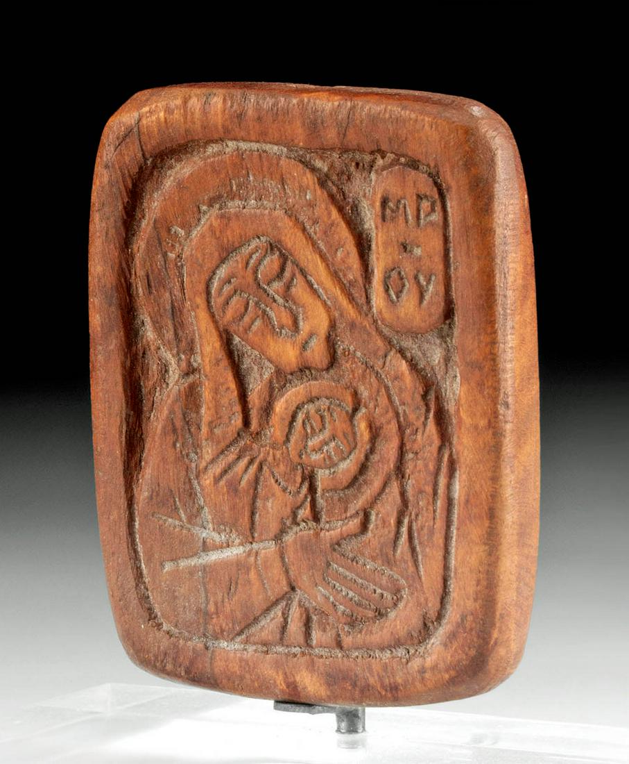 18th C. Greek Orthodox Icon Madonna & Child ex-Quinn (1 of 3)