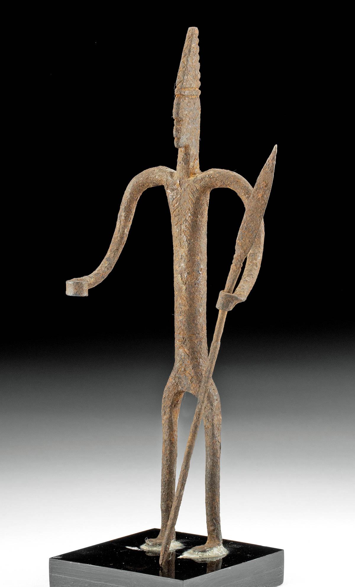 Published 20th C. Dogon Iron Warrior Figure, ex-Quinn (1 of 3)