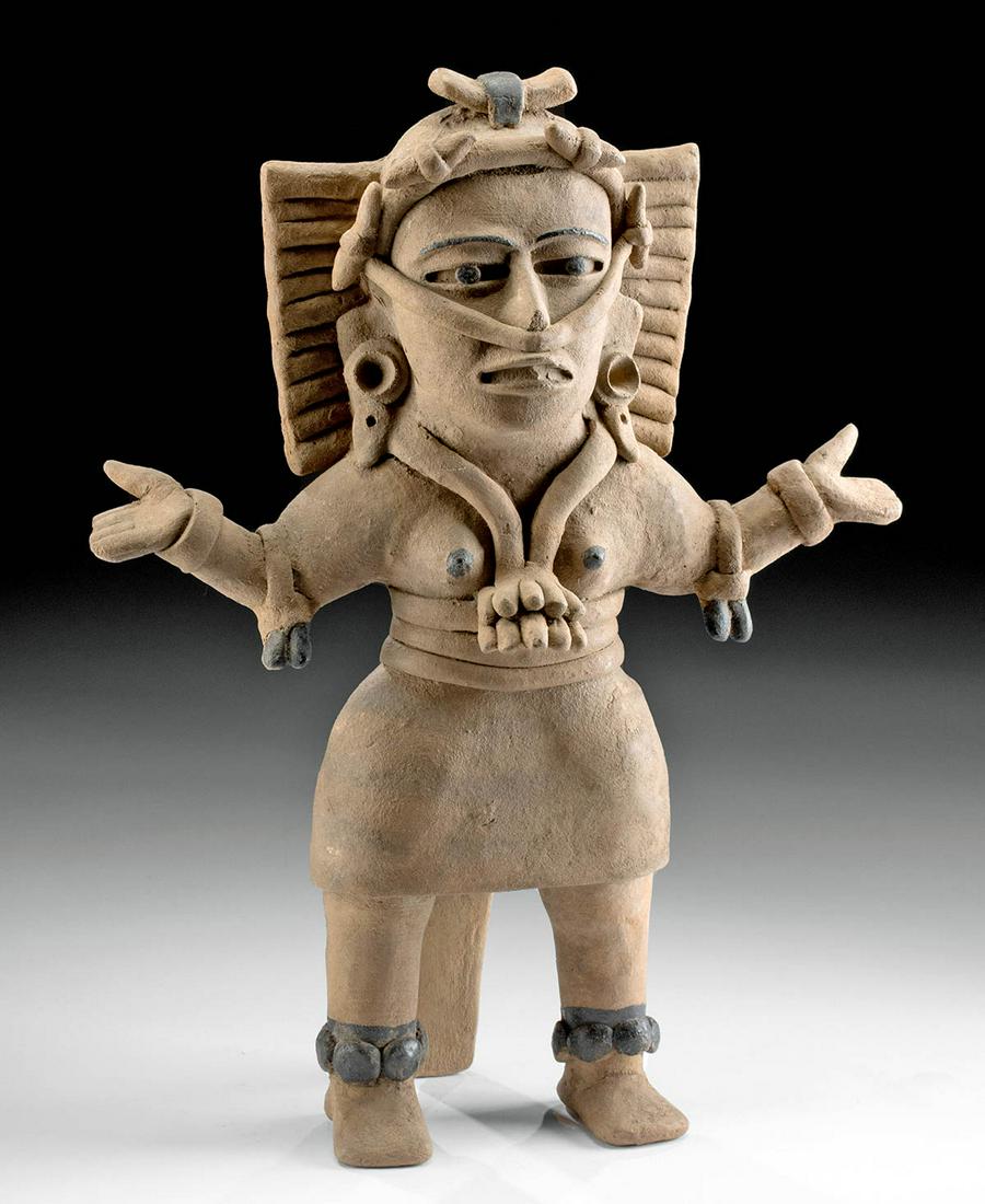 Veracruz Huastec Pottery Standing Female Shaman (1 of 4)