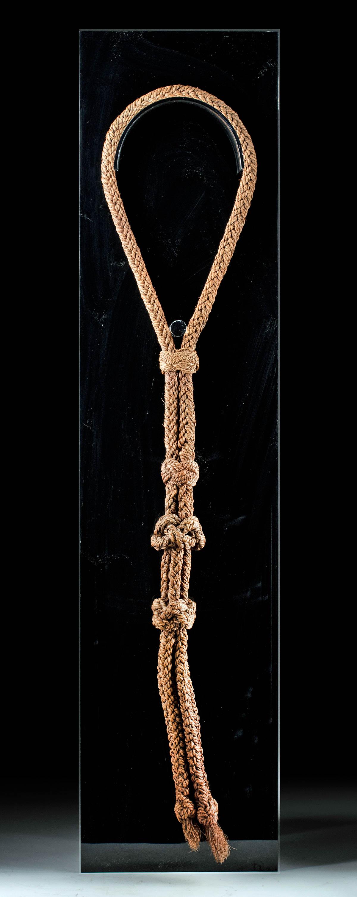 19th C. Tongan Woven Tohi Hohoko Genealogy Rope (1 of 6)