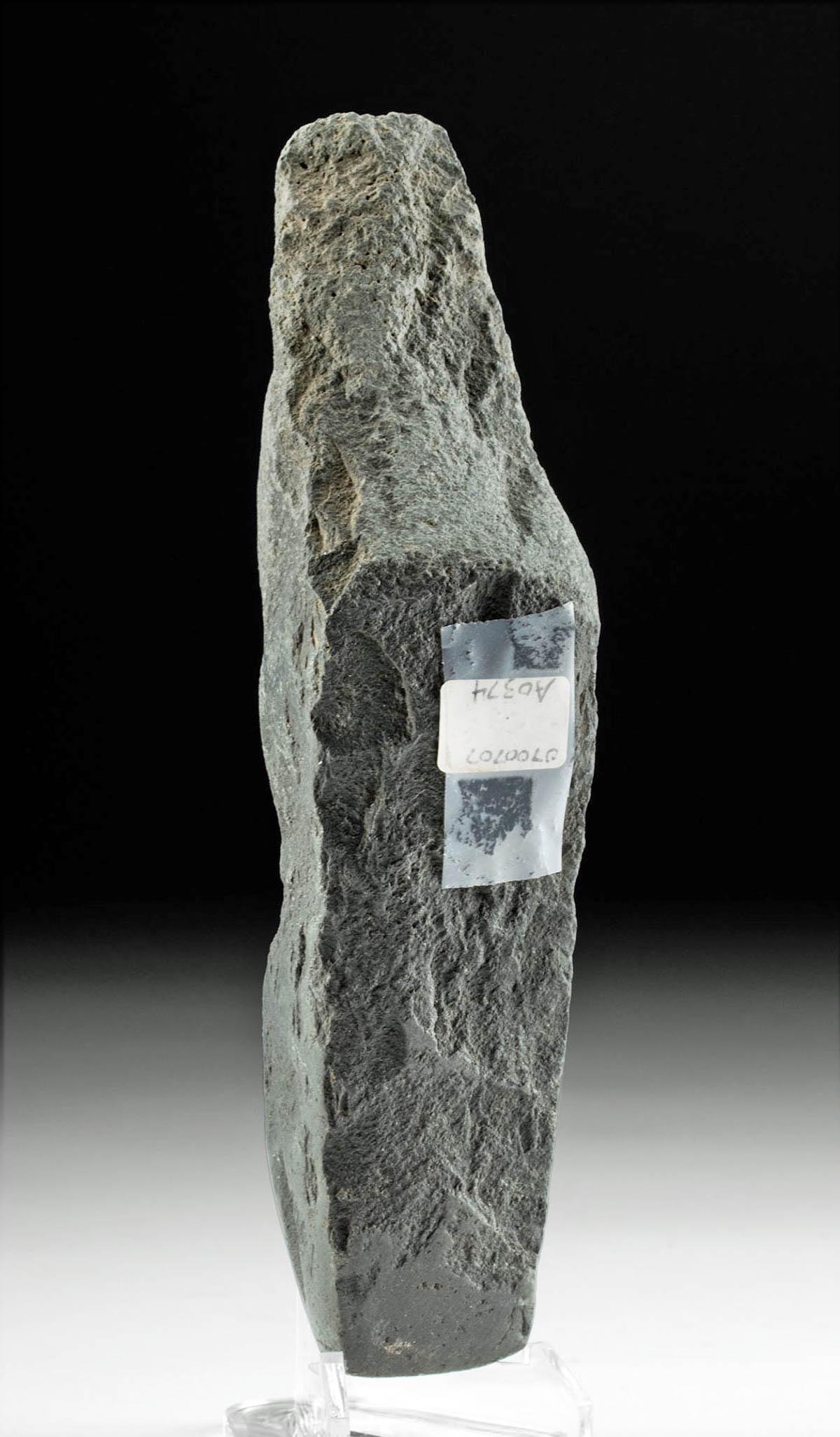 18th C. Pre-Contact Hawaiian Basalt Chisel / Adze Blade (1 of 3)