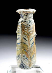 Greek Hellenistic Core-Form Glass Alabastron