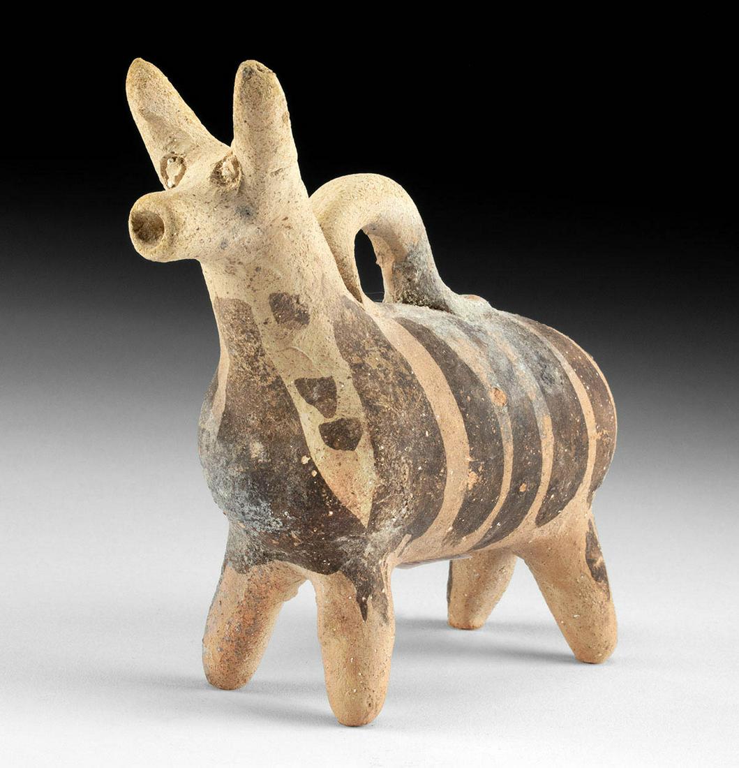 Cypriot Terracotta Bull Libation Askos (1 of 3)