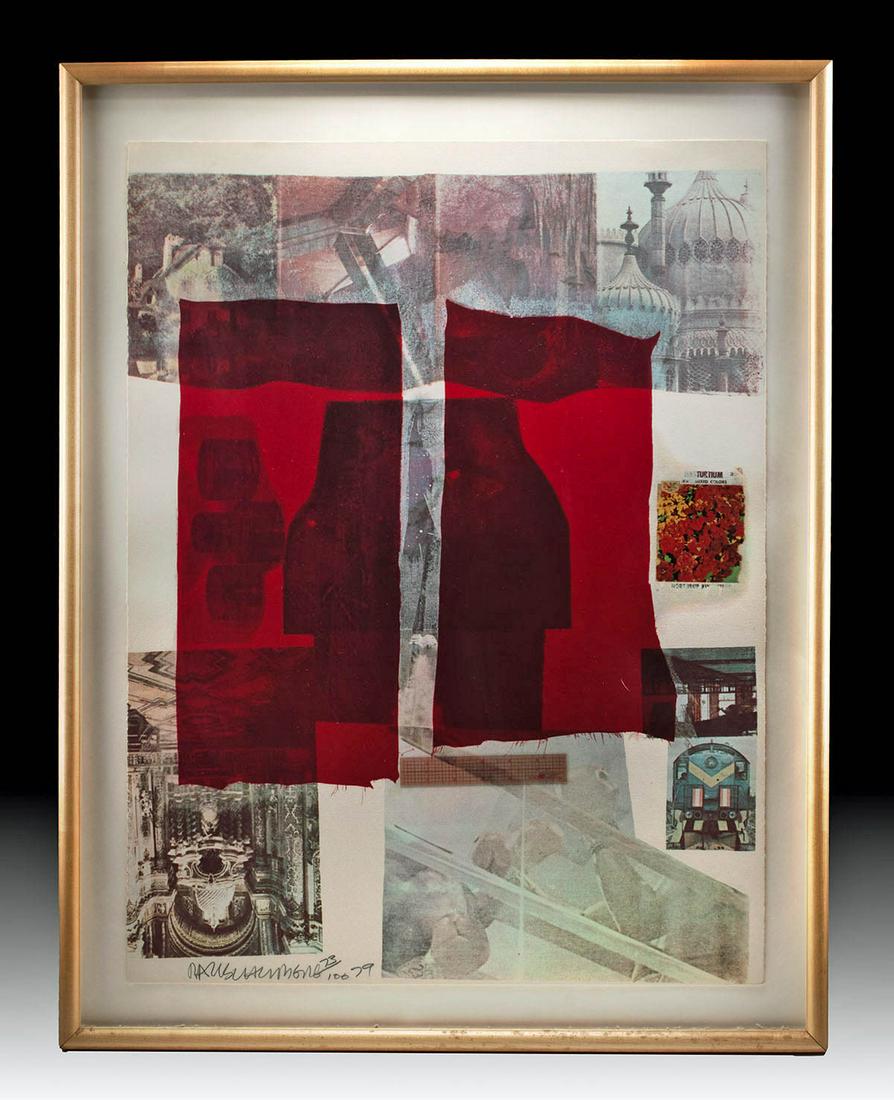 Signed Rauschenberg Print "Why You Can Tell II" (1979) (1 of 3)