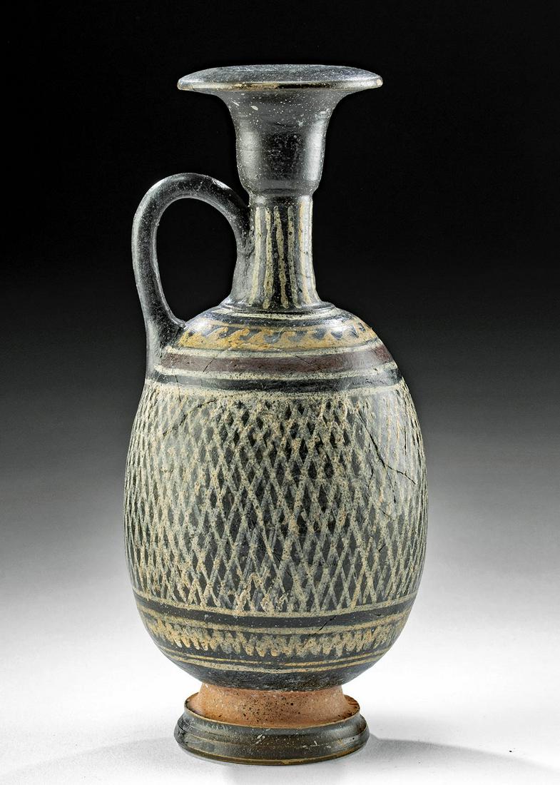 Greek Gnathian Polychrome Net Lekythos (1 of 4)