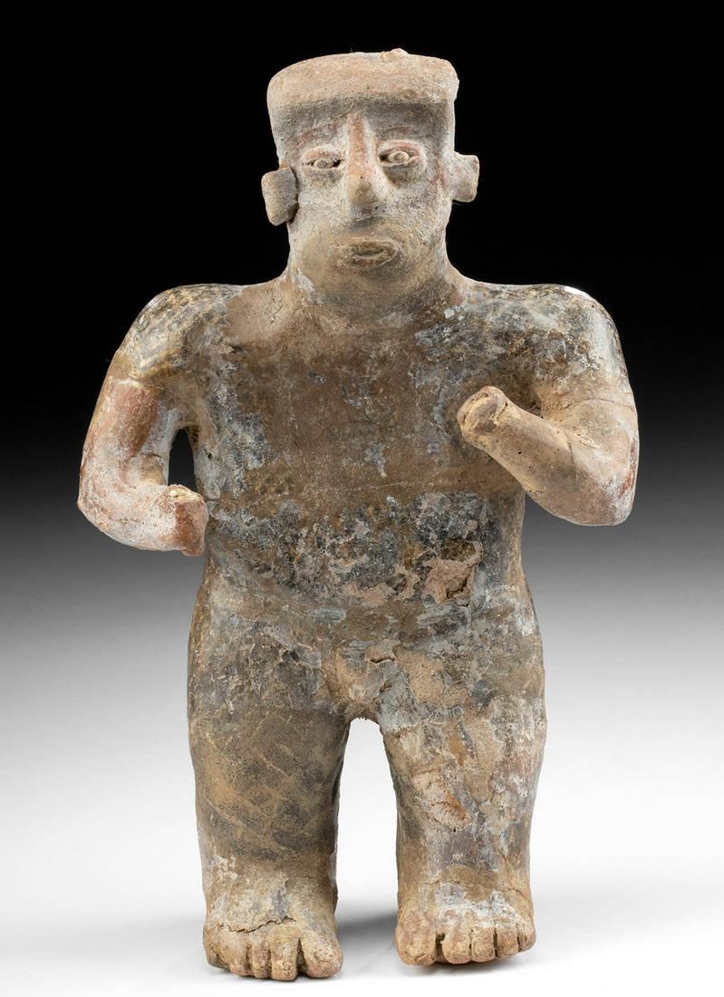 Lovely Colima Polychrome Figure - Standing Male (1 of 4)
