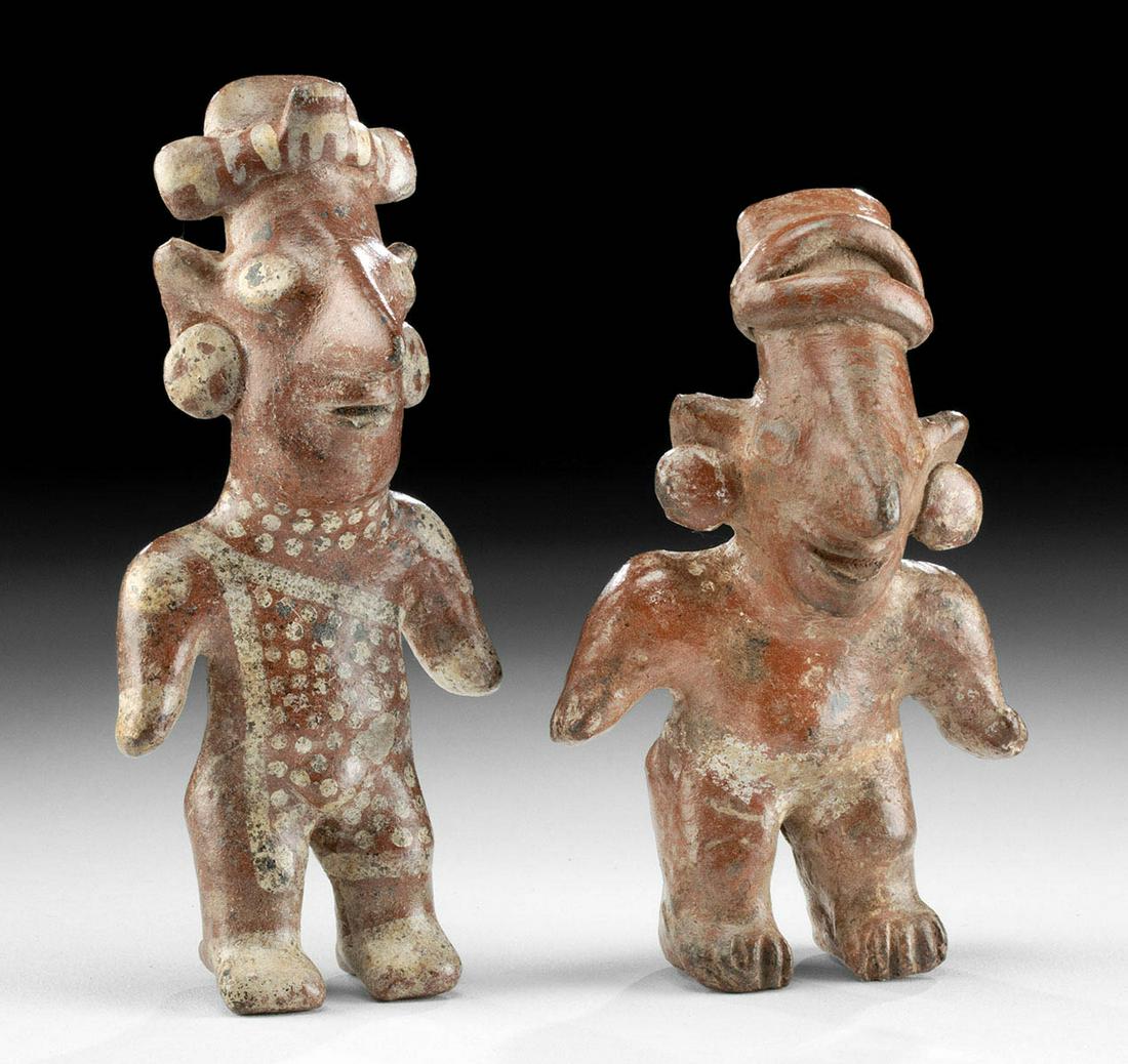 2 Jalisco Pottery Sheepface Figures (1 of 3)