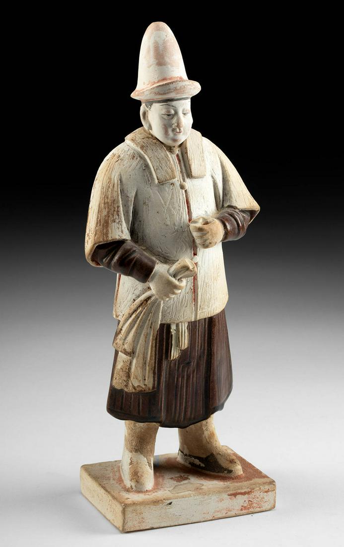 Chinese Ming Pottery Male Tomb Attendant, TL Tested (1 of 3)