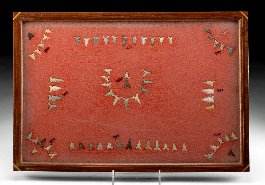 68 Prehistoric Native American Stone "Bird Points" (1 of 2)