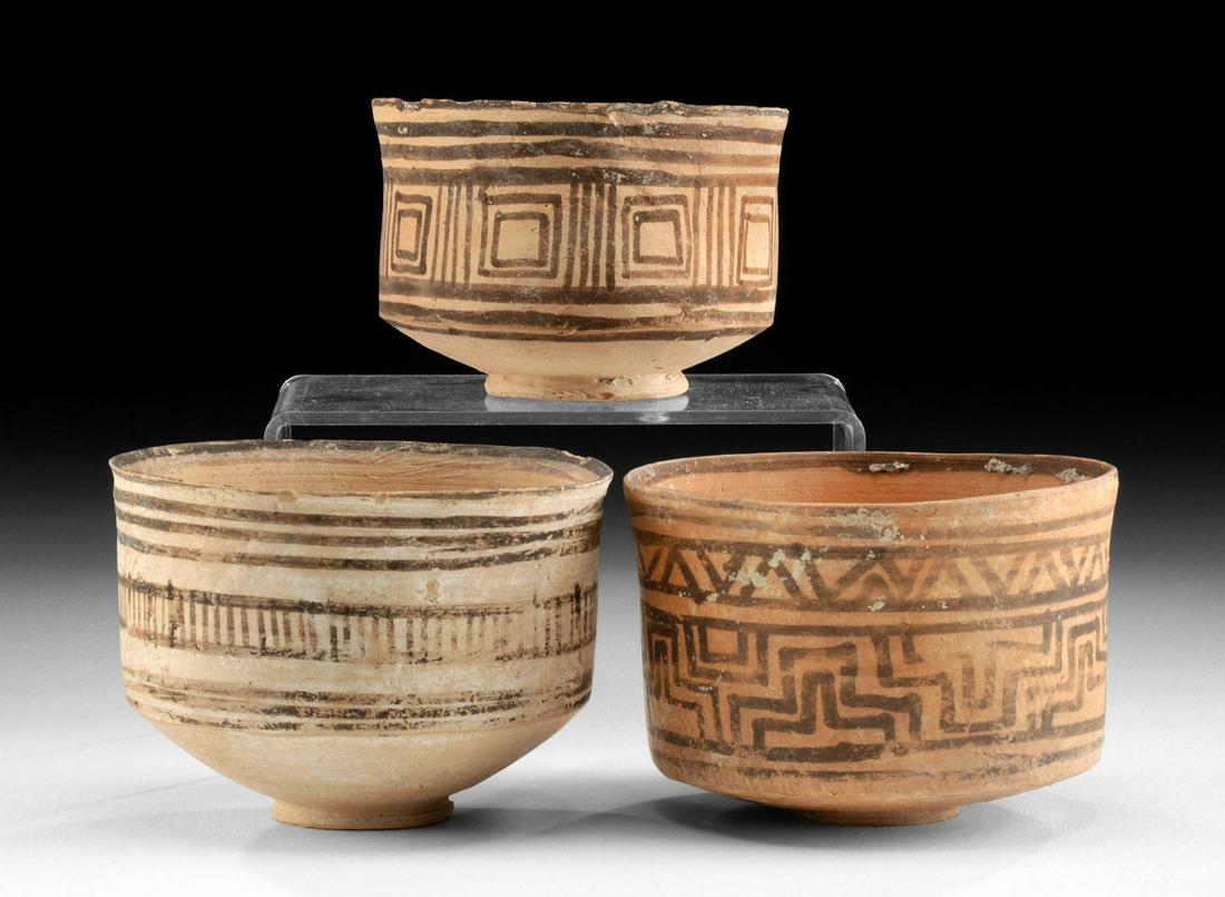 Ancient Indus Valley Pottery Vessels (group of 3) (1 of 4)