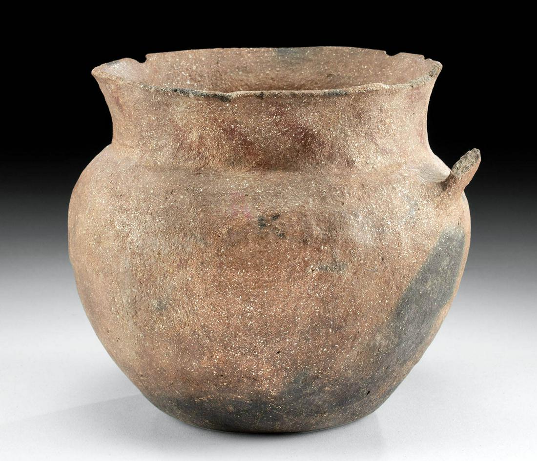 19th C. Native American Tesuque Pottery Jar (1 of 4)