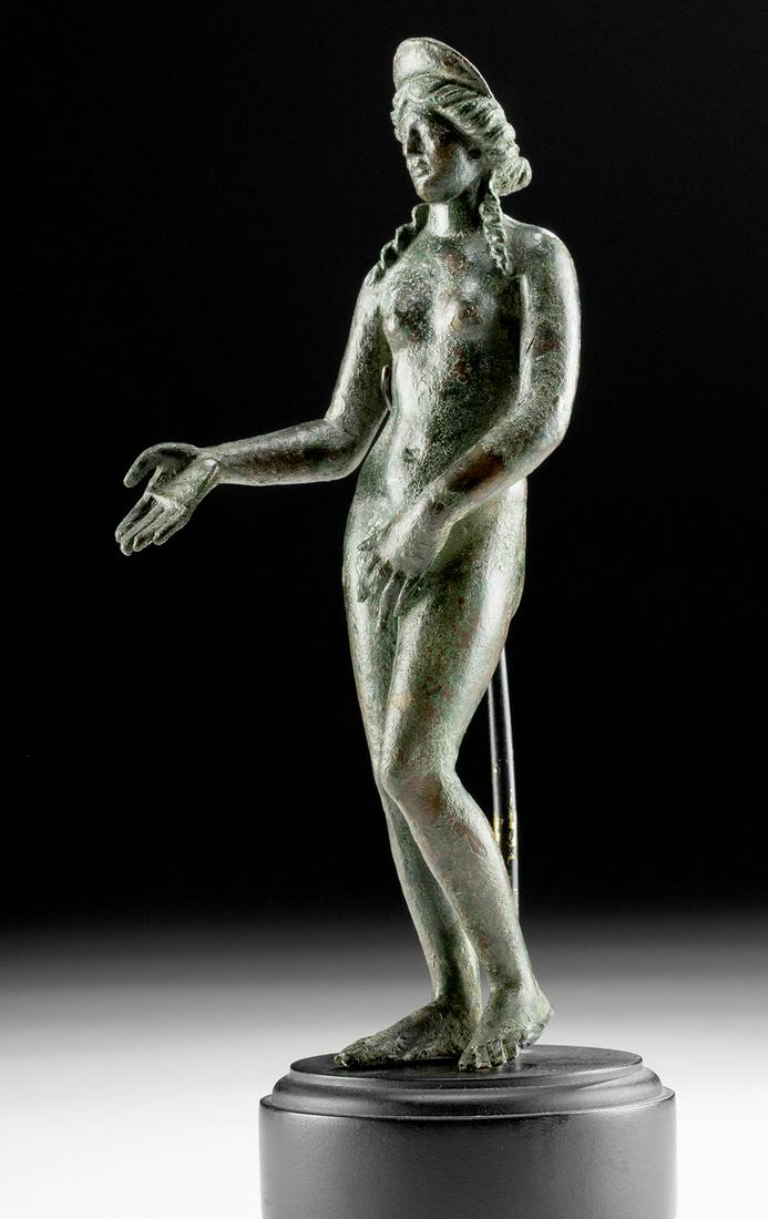 Exhibited Roman Bronze Figure of Venus, ex-Sotheby's (1 of 7)