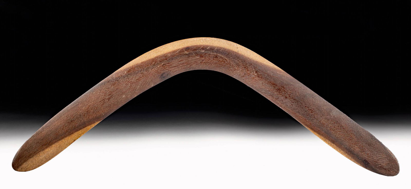 Early 20th C. Australian Aboriginal Wood Boomerang (1 of 2)