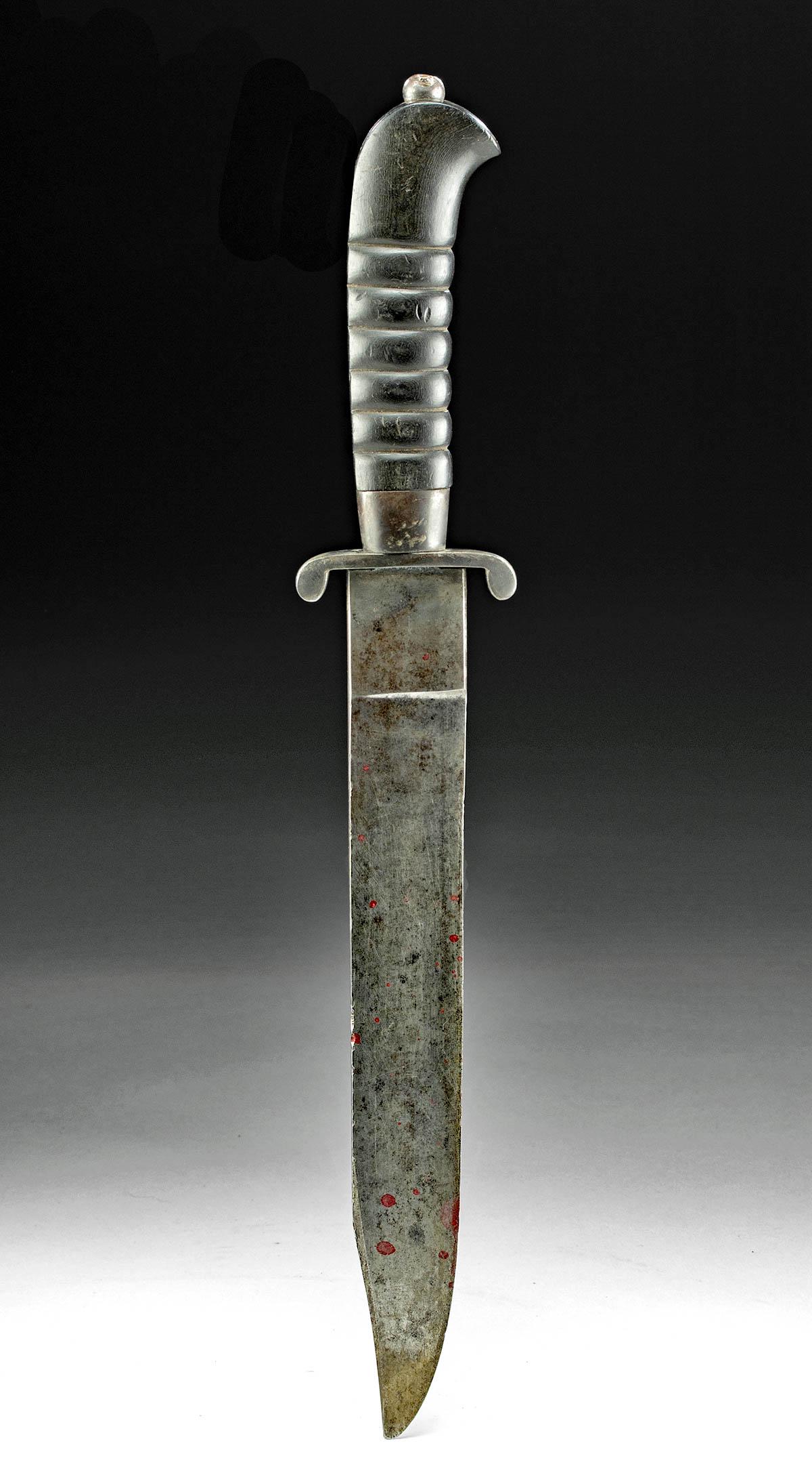 Early 19th C. American Steel Knife Rosewood Handle (1 of 3)